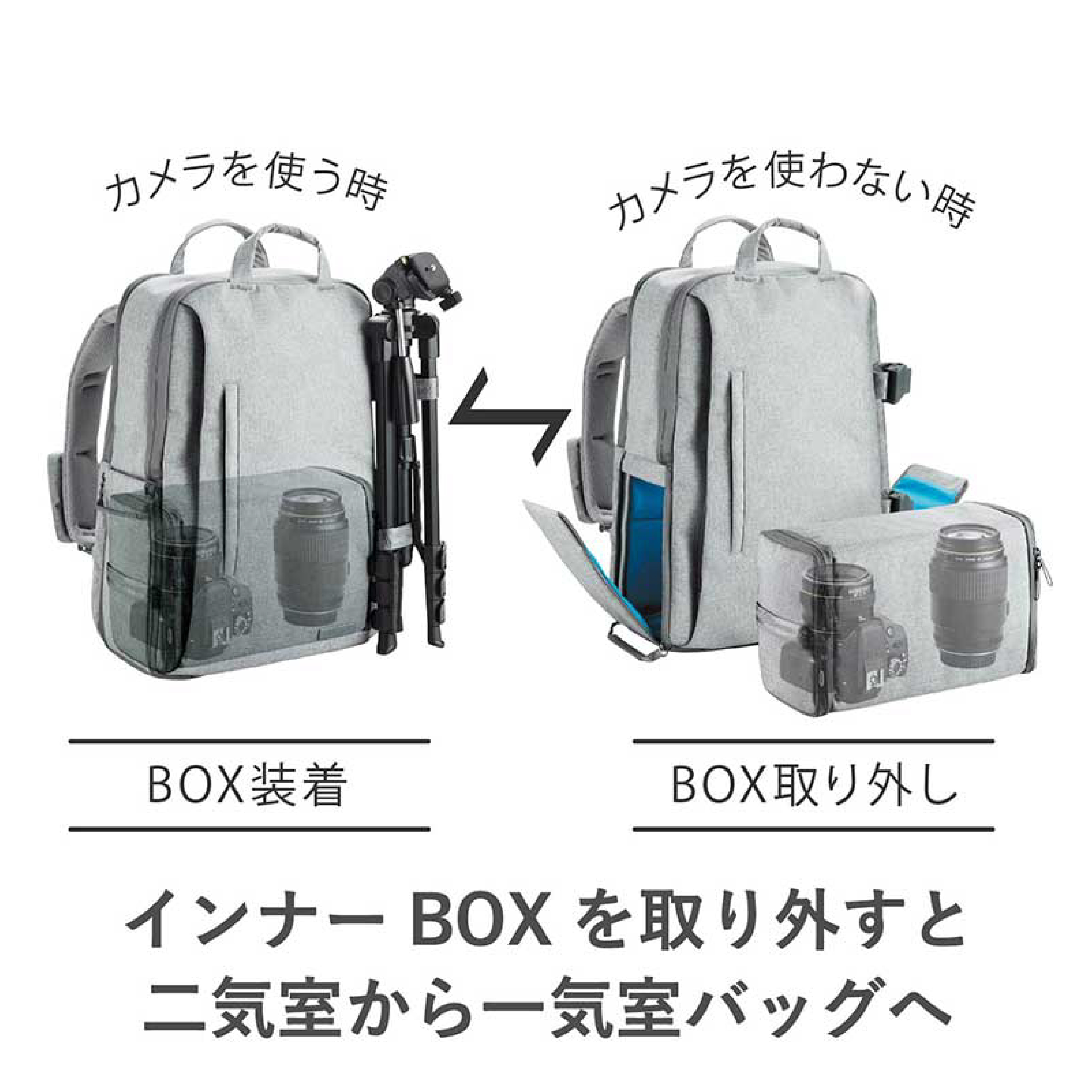 "off toco" 2STYLE 露營大容量相機背包  ( DGB-S037 ) 系列