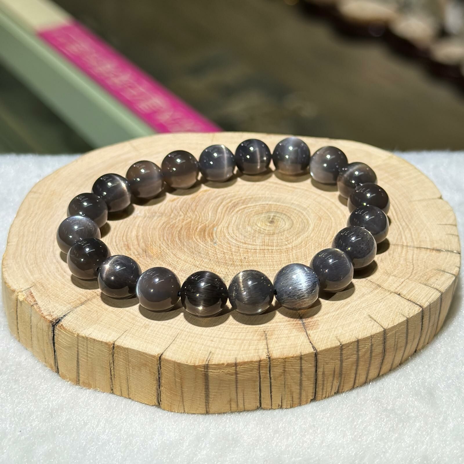 高品✨黑骨幹手串 9.5 mm +/-