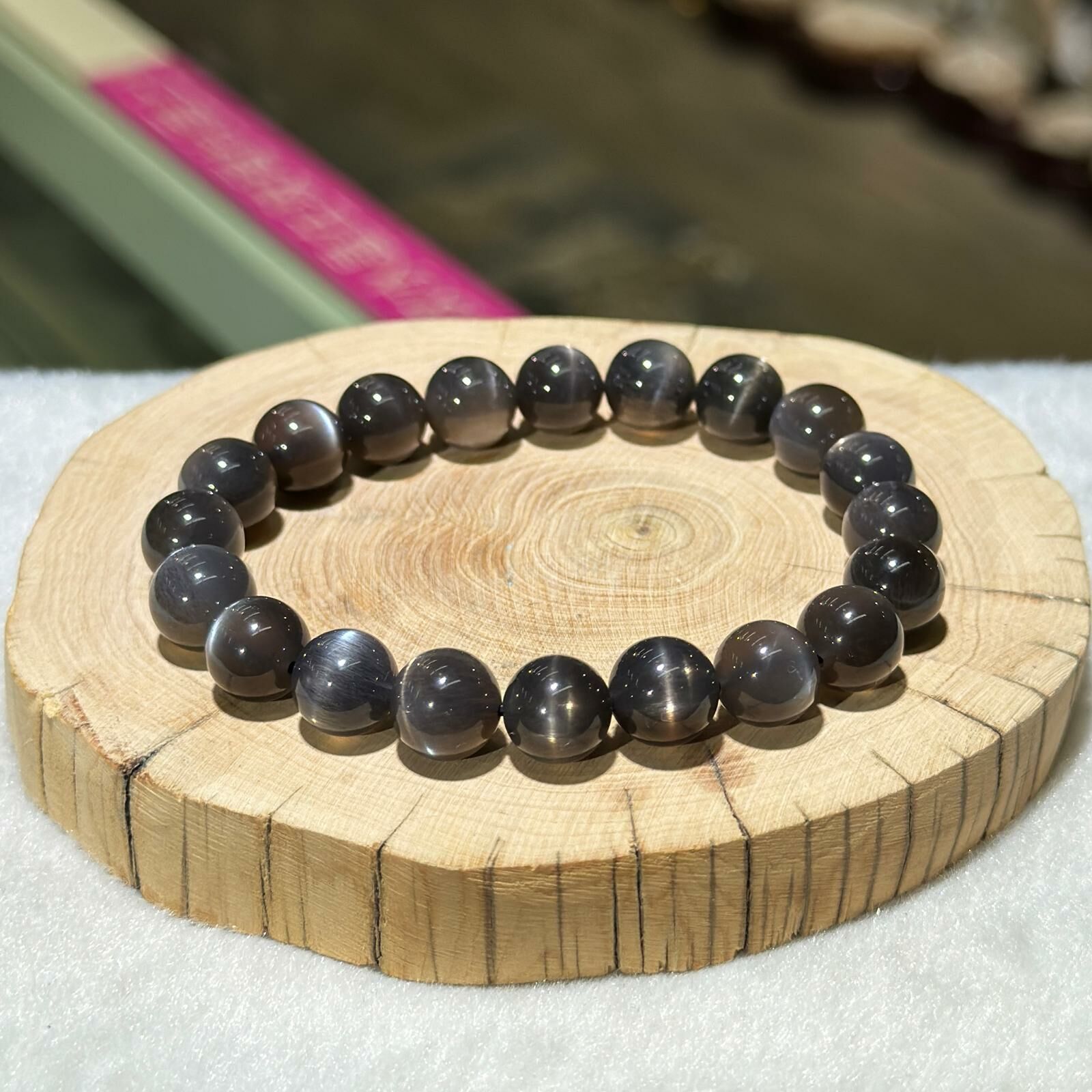 高品✨黑骨幹手串 9.5 mm +/-