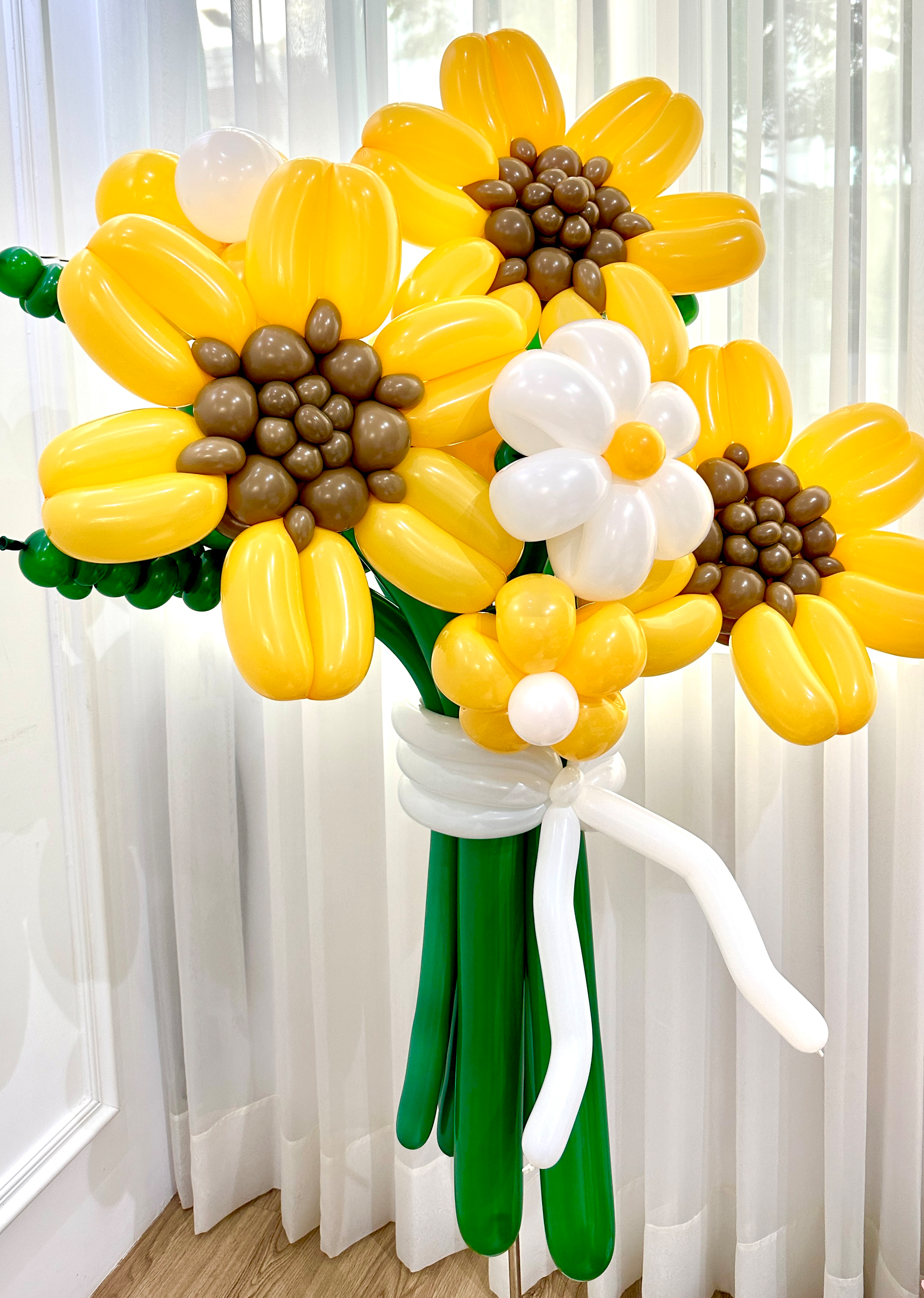 手折氣球丨韓式太陽花束