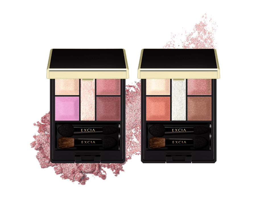 EXCIA Eye Color Cantet 5色眼影盤 連小刷具