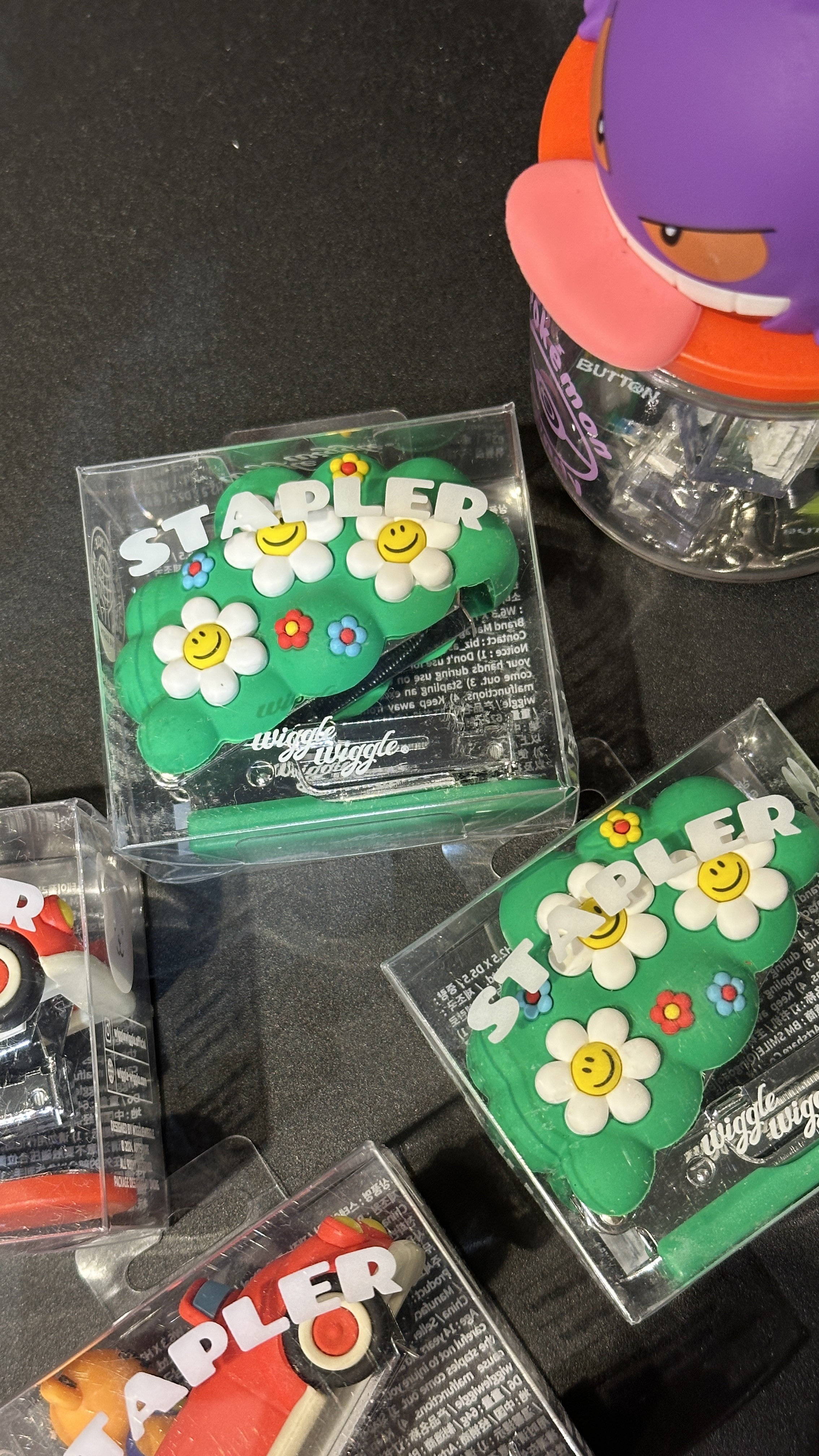 【現貨 】wiggle wiggle 車車釘書機 花花釘書機