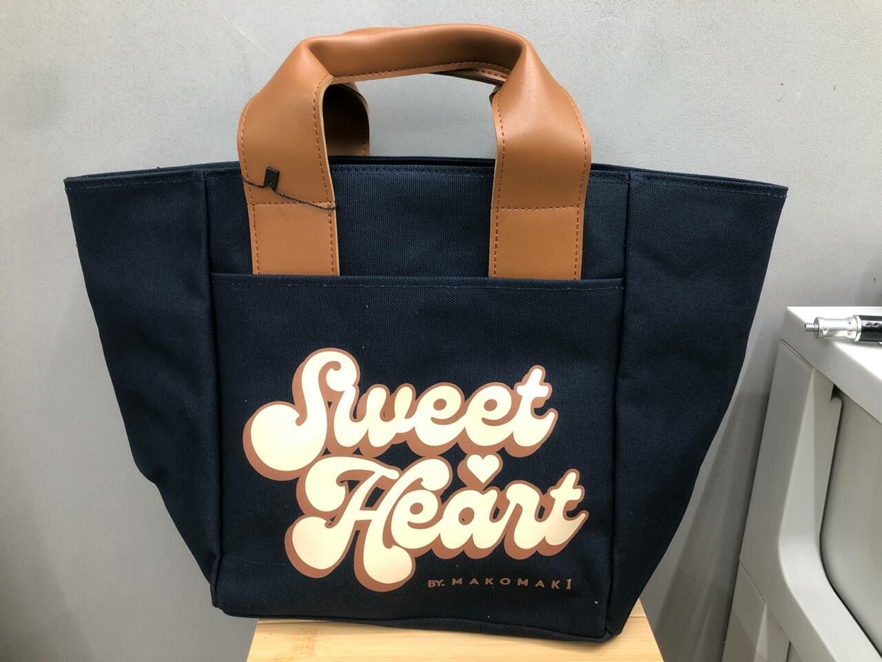 [S] MAKOMAKI SWEET TREAT LARGE TOTE,BROWN, SMMK116 (SMMK116)