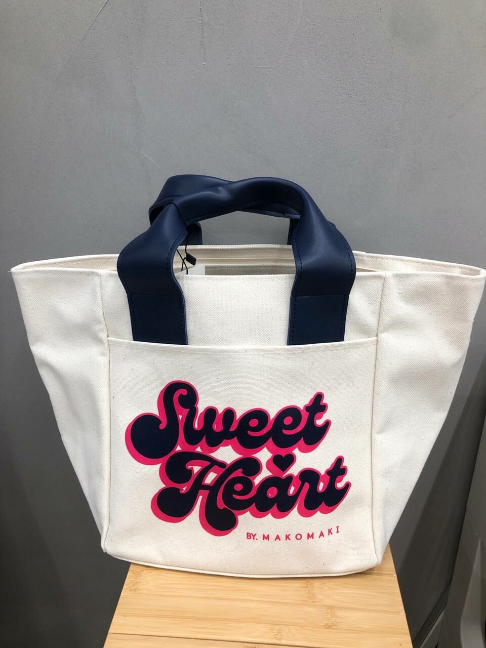 [S] MAKOMAKI SWEET TREAT LARGE TOTE,BLUE, SMMK117 (SMMK117)