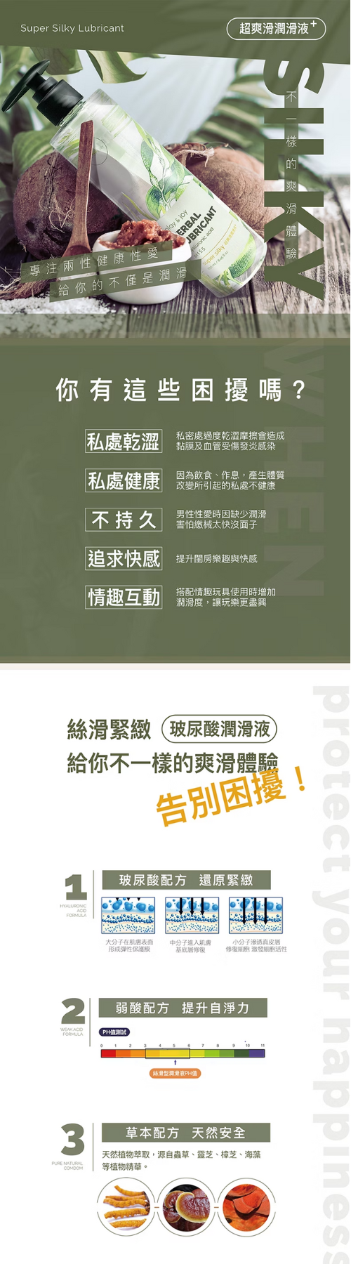 PLAY & JOY 超爽滑按摩二合一潤滑液 250mL