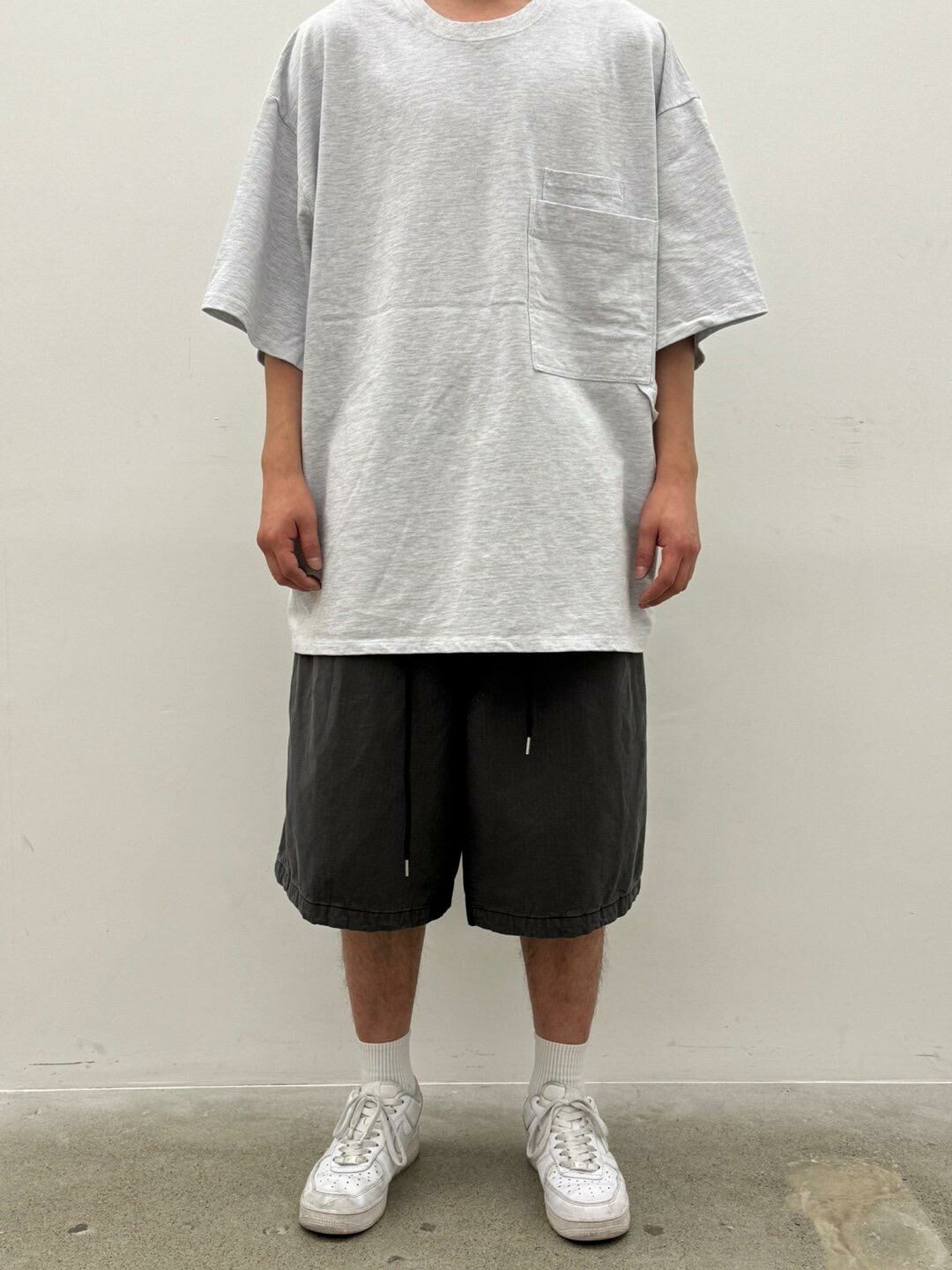 OverSize淨色袋口短袖Tee FARMERS-033T