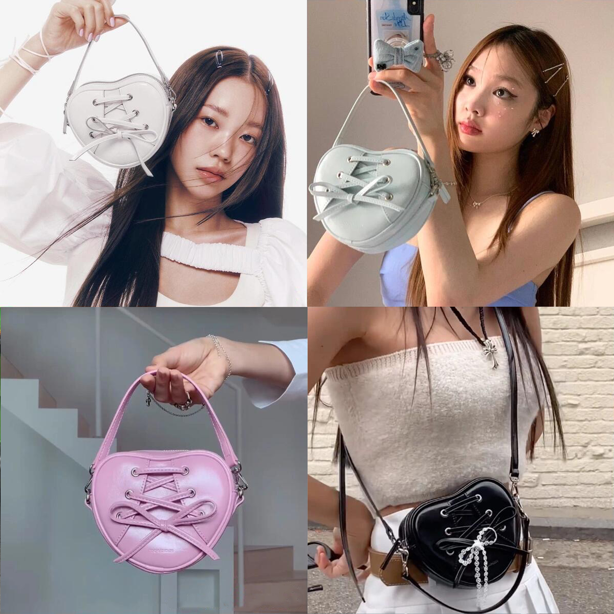 【現貨】 FIND KAPOOR Ribbon Tie Heart Bag 肩背 手提 側背 斜背 蝴蝶結綁帶 緞帶心型包 愛心小包