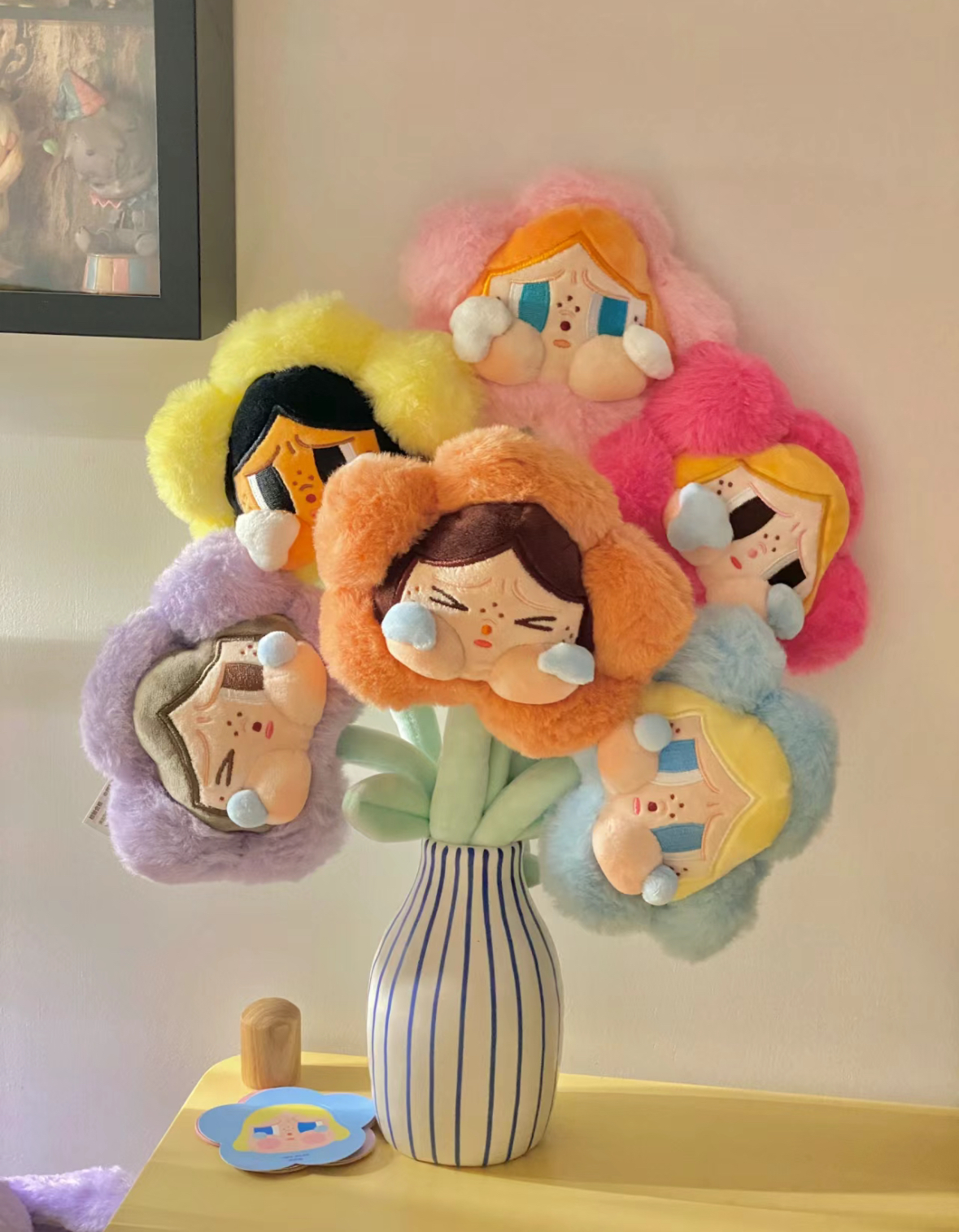 POPMART 泡泡瑪特 CRYBABY 哭娃 悲傷俱樂部 毛絨花朵 盲盒 6+1款 花朵/現貨+預購