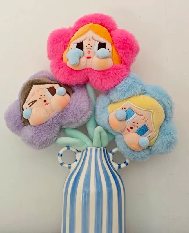 POPMART 泡泡瑪特 CRYBABY 哭娃 悲傷俱樂部 毛絨花朵 盲盒 6+1款 花朵/現貨+預購
