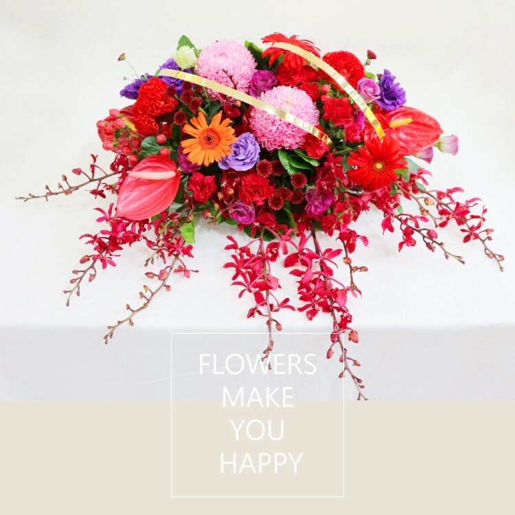 馥郁 I 講桌花 I 司儀台花 AF240320