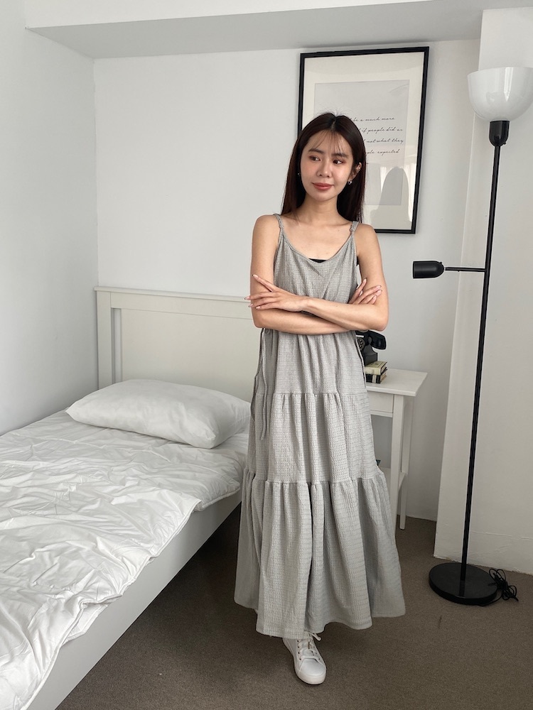 氛圍感渡假蛋糕洋裝