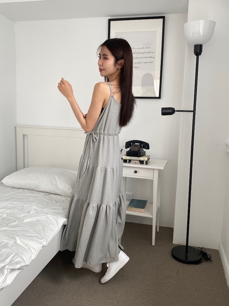 氛圍感渡假蛋糕洋裝