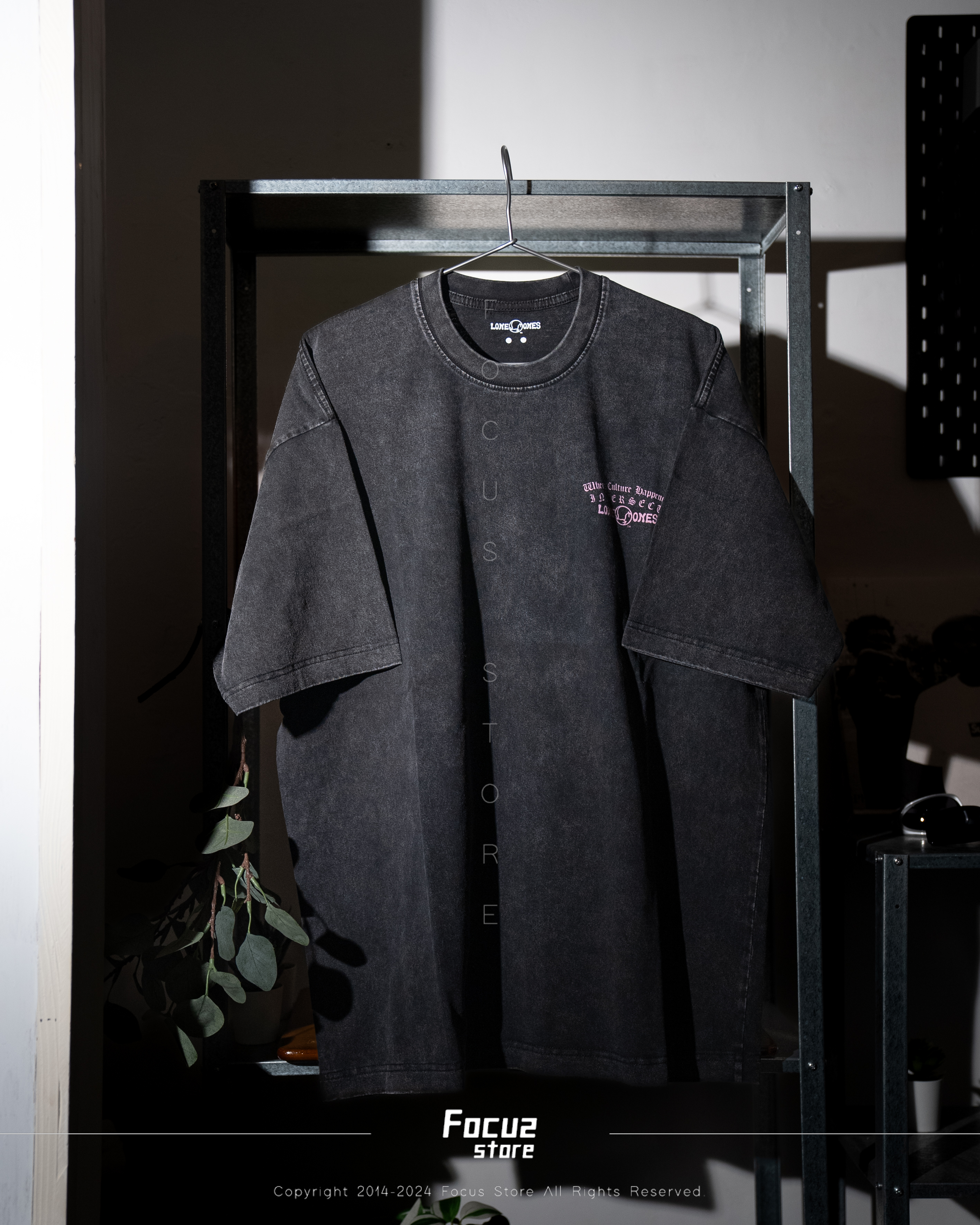 【Focus Store】預購 LoneOnes X INNERSECT Washed Tee Purple/Black 水洗/紫綠 短T