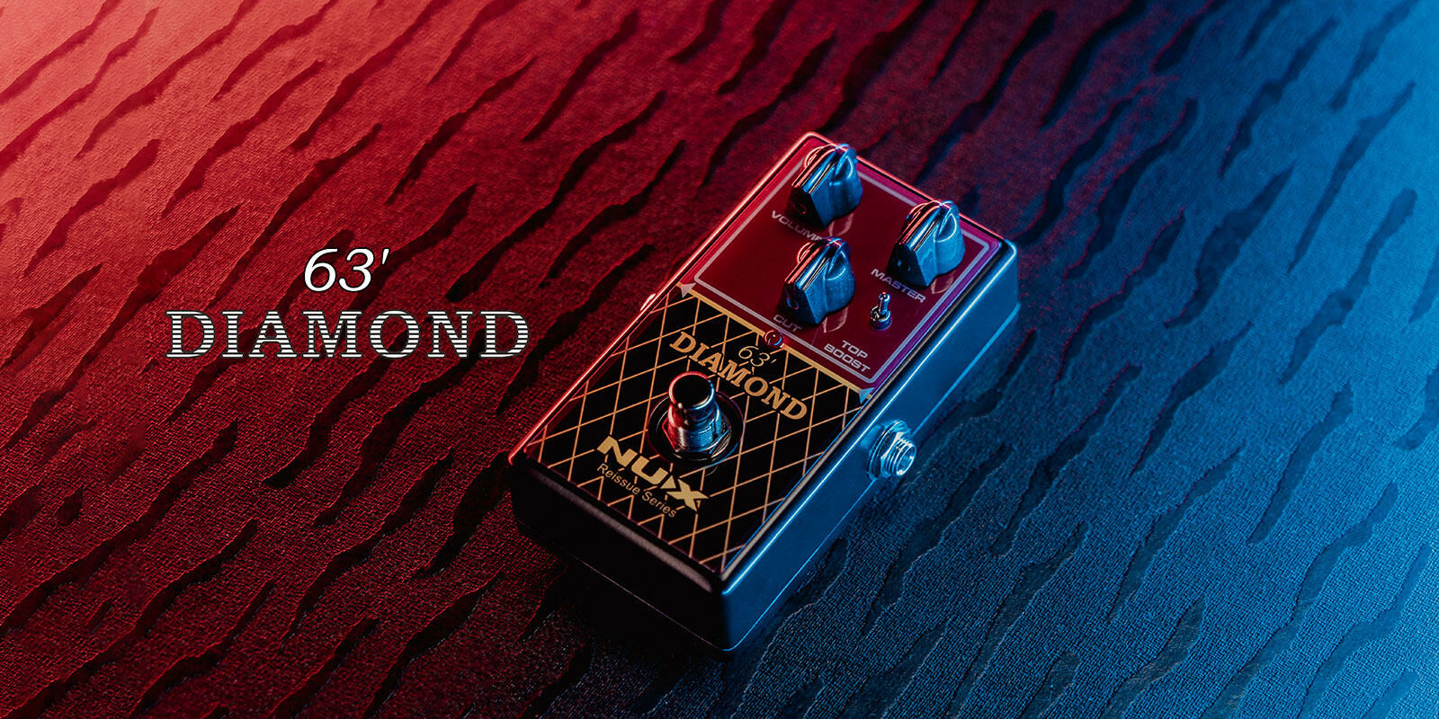 NU-X 6ixty 5ive Pedale Overdrive - Suono Vintage Anni '60 Per Chitarra Con Controlli EQ - Foto 11