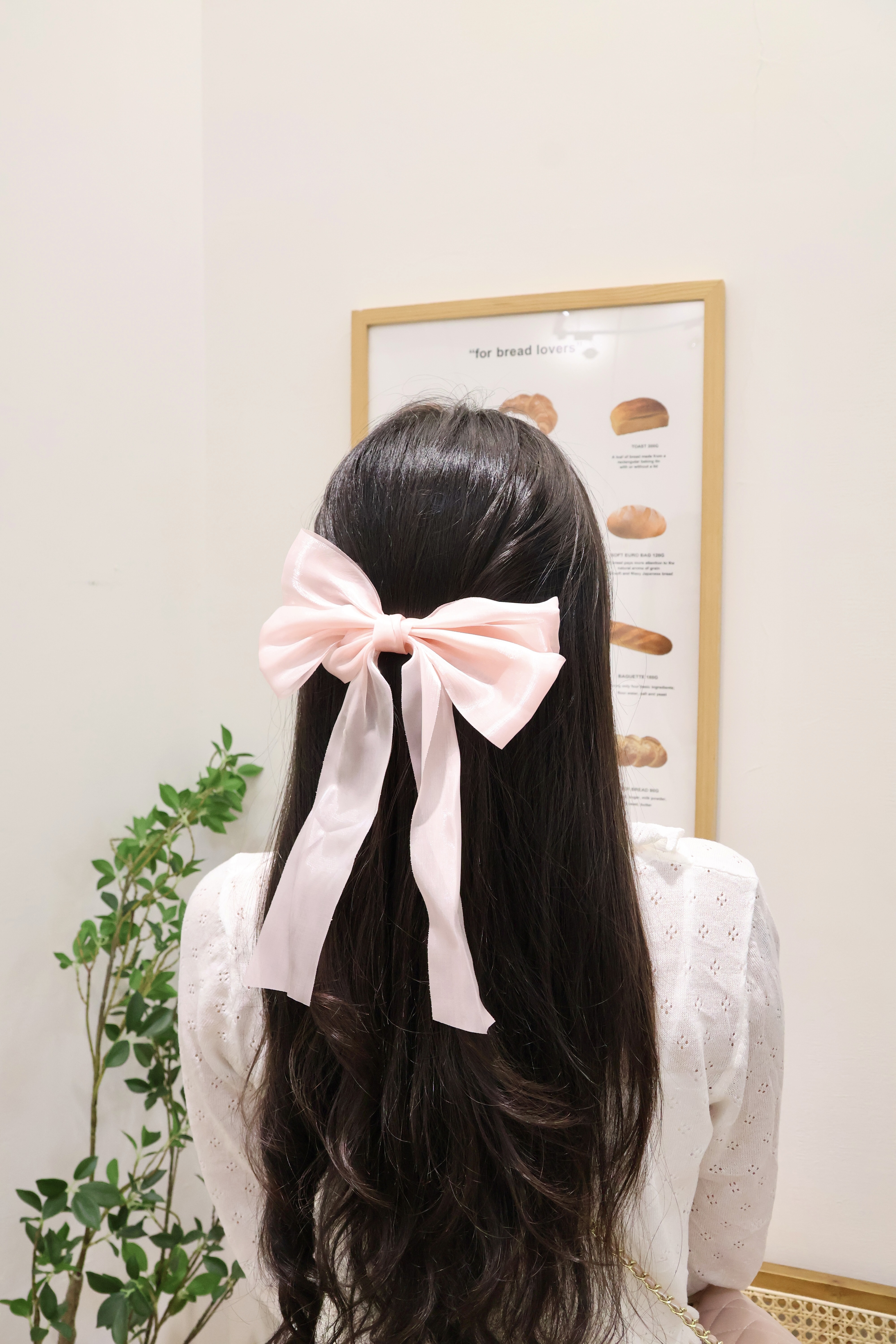 珠光人魚紗蝴蝶夾