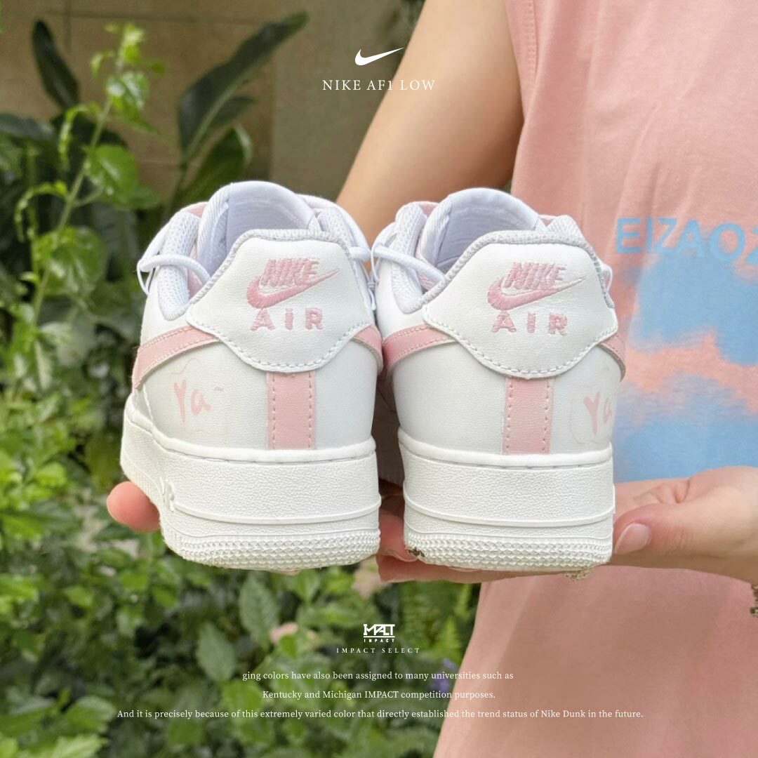 【訂製款】Nike Air Force 1 Low 草莓牛乳