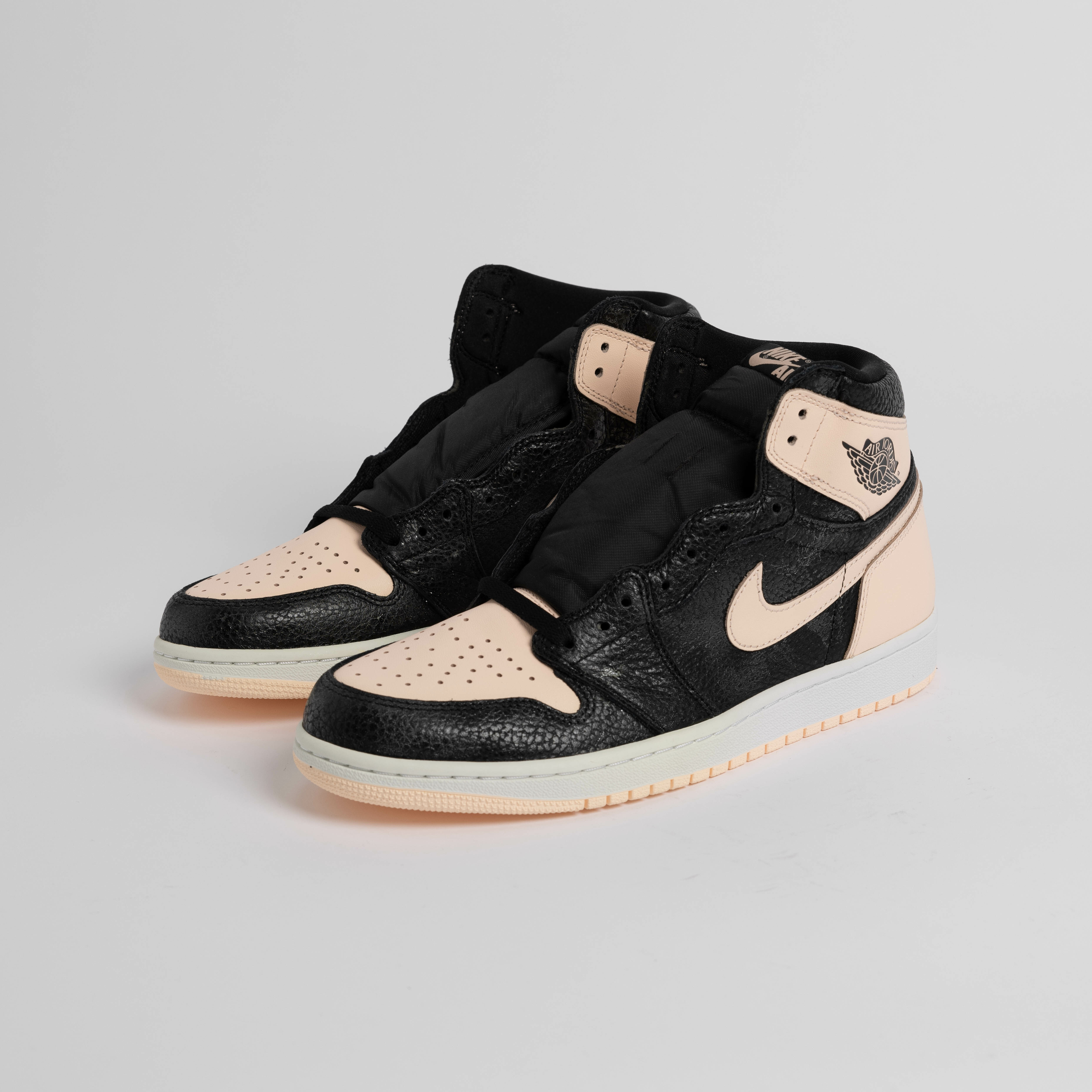 【瑕疵商品】-(B1c)-AIR JORDAN 1 RETRO HIGH OG 黑粉 "CRIMSON TINT" - 555088 081