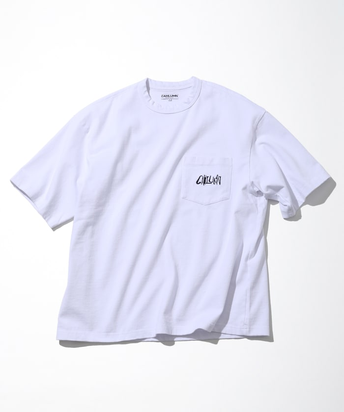 『代購+現貨商品』Cahlumn 短袖 Heavy Weight Jersey Pocket T-Shirt ARUSE 重磅 刺繡 口袋 短T 現貨