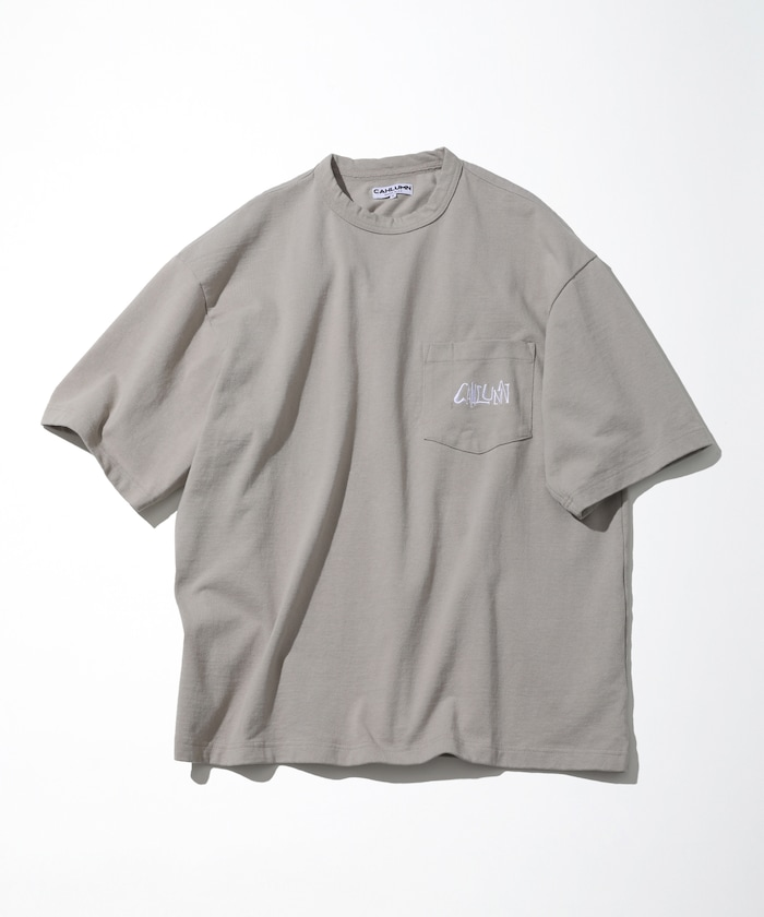 『代購+現貨商品』Cahlumn 短袖 Heavy Weight Jersey Pocket T-Shirt ARUSE 重磅 刺繡 口袋 短T 現貨