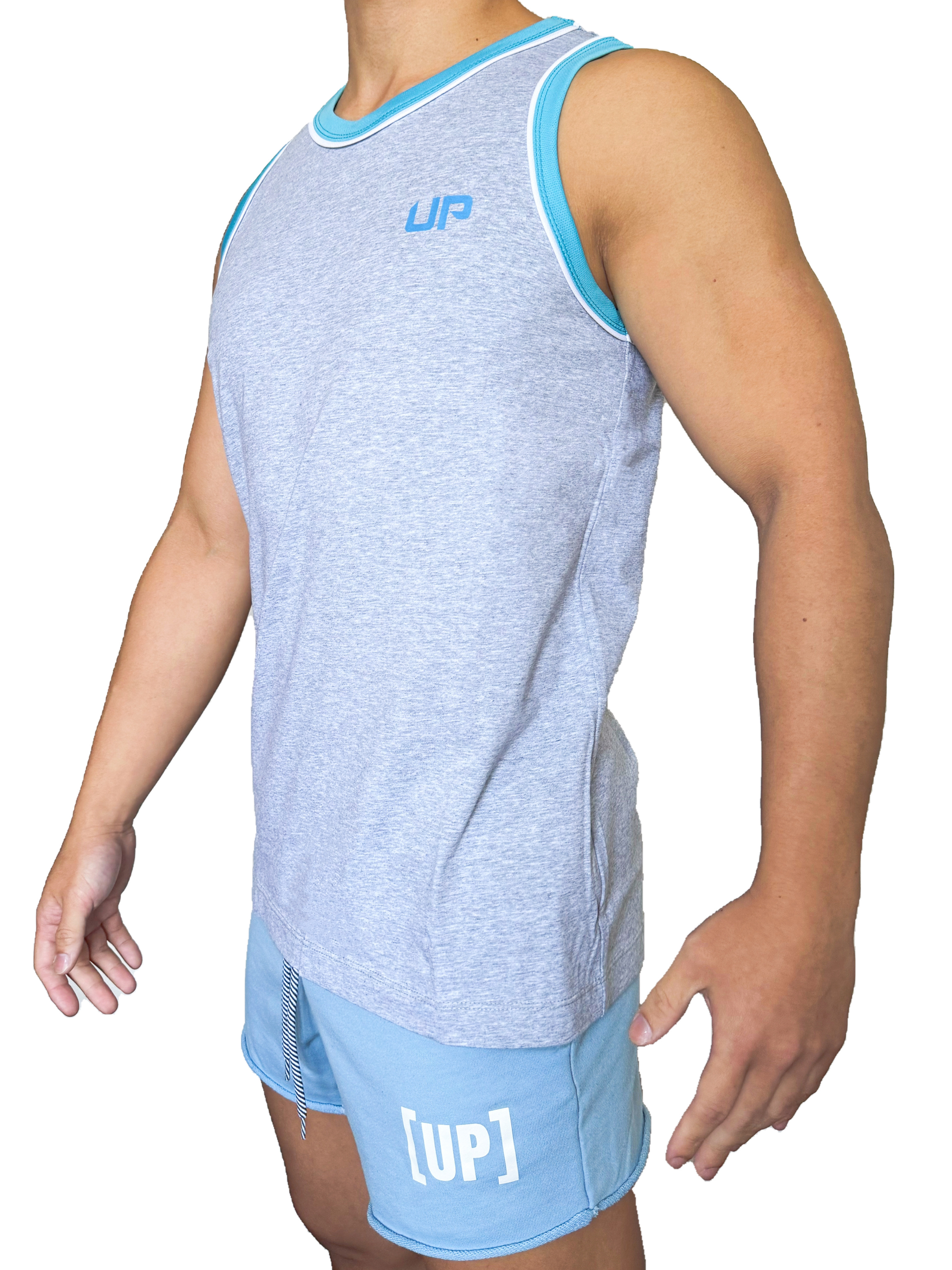 Comfort Tank 3.0 舒適背心 運動灰/天藍/白