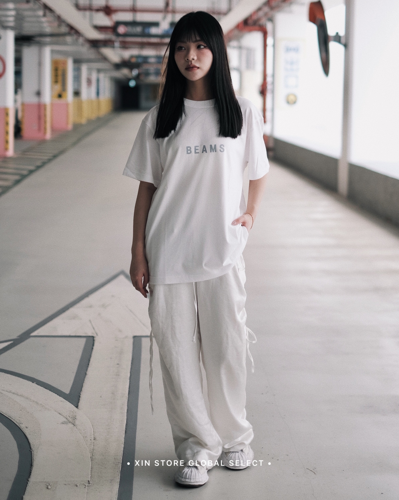 【現貨】Beams 短袖 Logo 字體 日本限定 短Tee 海軍藍 綠黃 白綠 白銀 黑白