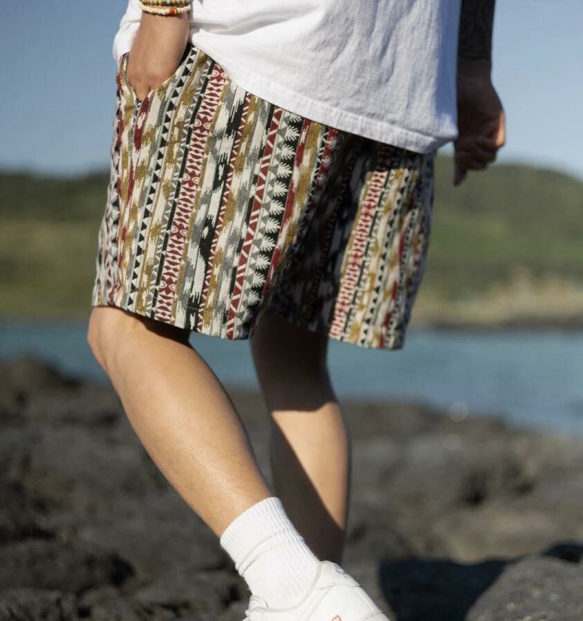 民族花短褲 P2854