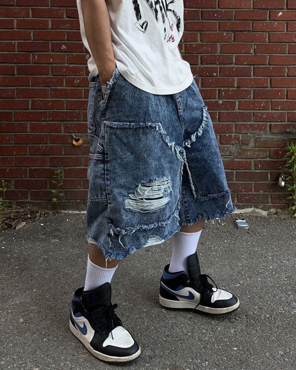 洗水牛仔短褲 P2831