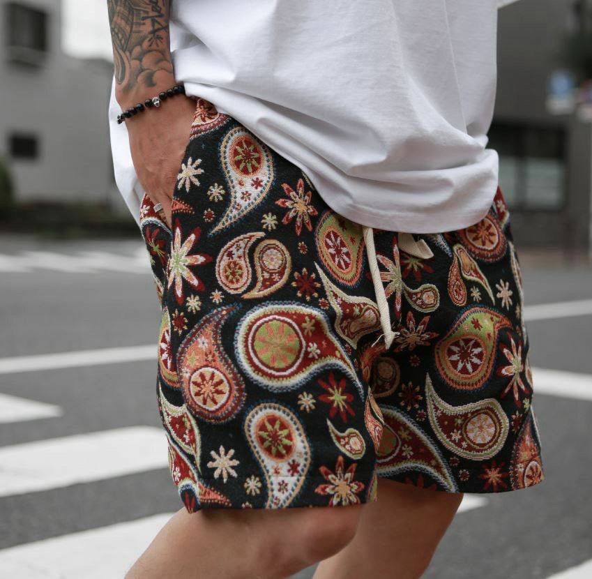 腰果花短褲 P1980