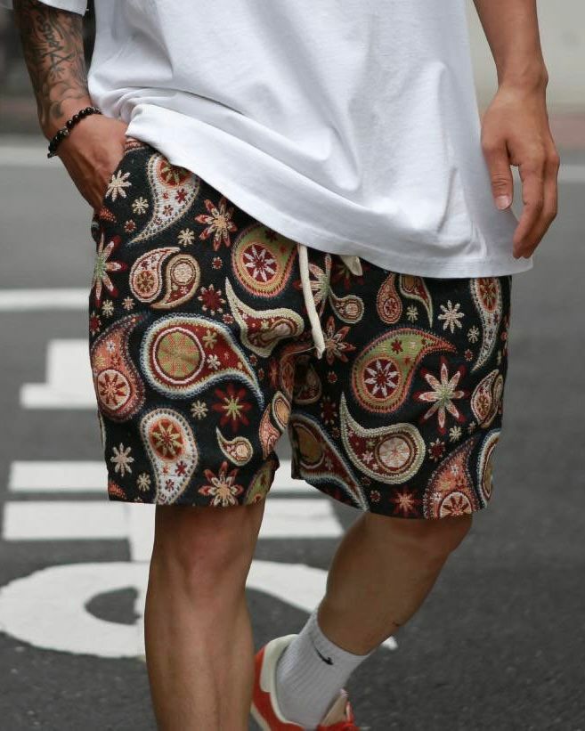 腰果花短褲 P1980