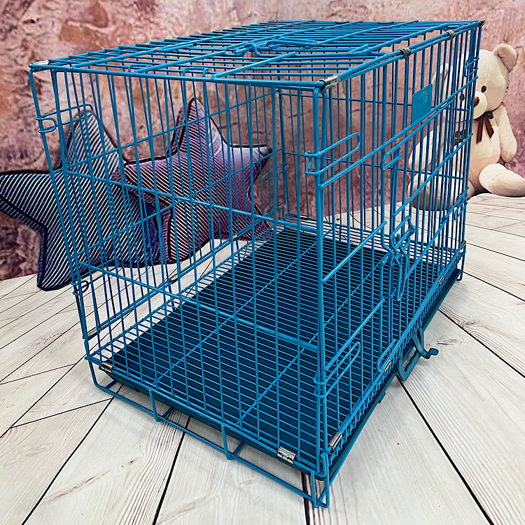 2.5尺雙門特厚支架焗漆耐磨貓籠狗籠寵物籠-可折疊 (4色可選擇)