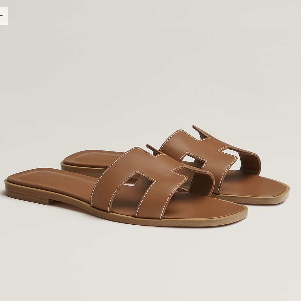 Hermes Oran sandal H拖鞋 GOLD size#37