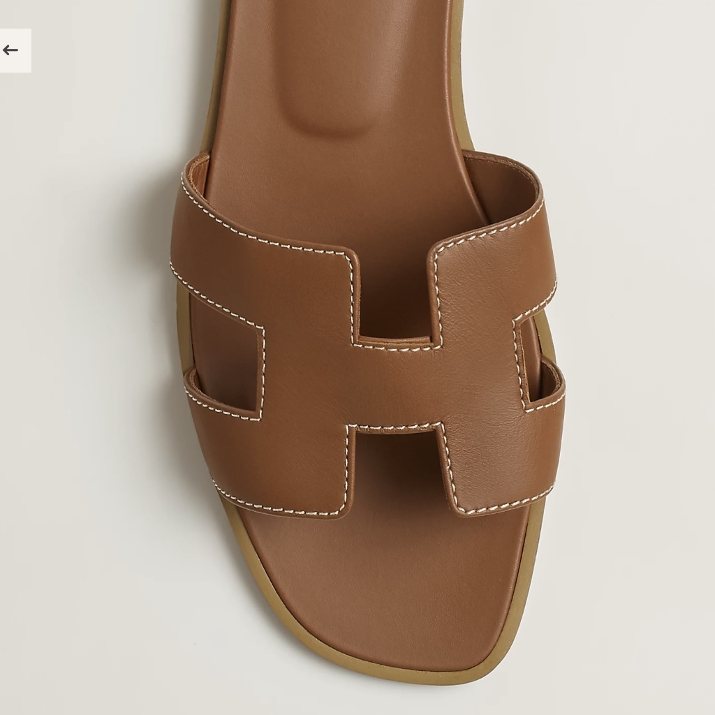 Hermes Oran sandal H拖鞋 GOLD size#37