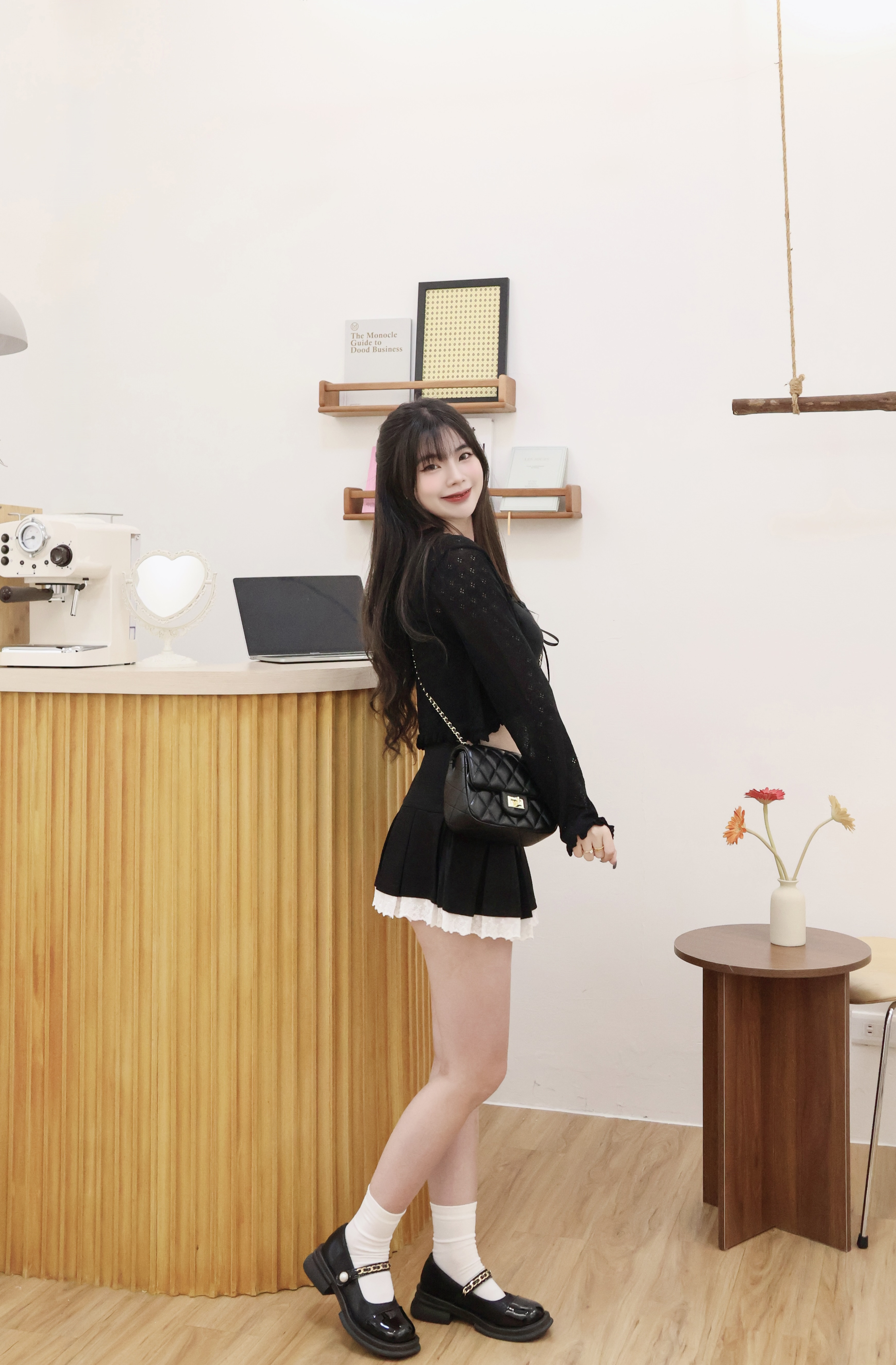 黑絲絨蝴蝶結飄帶🖤