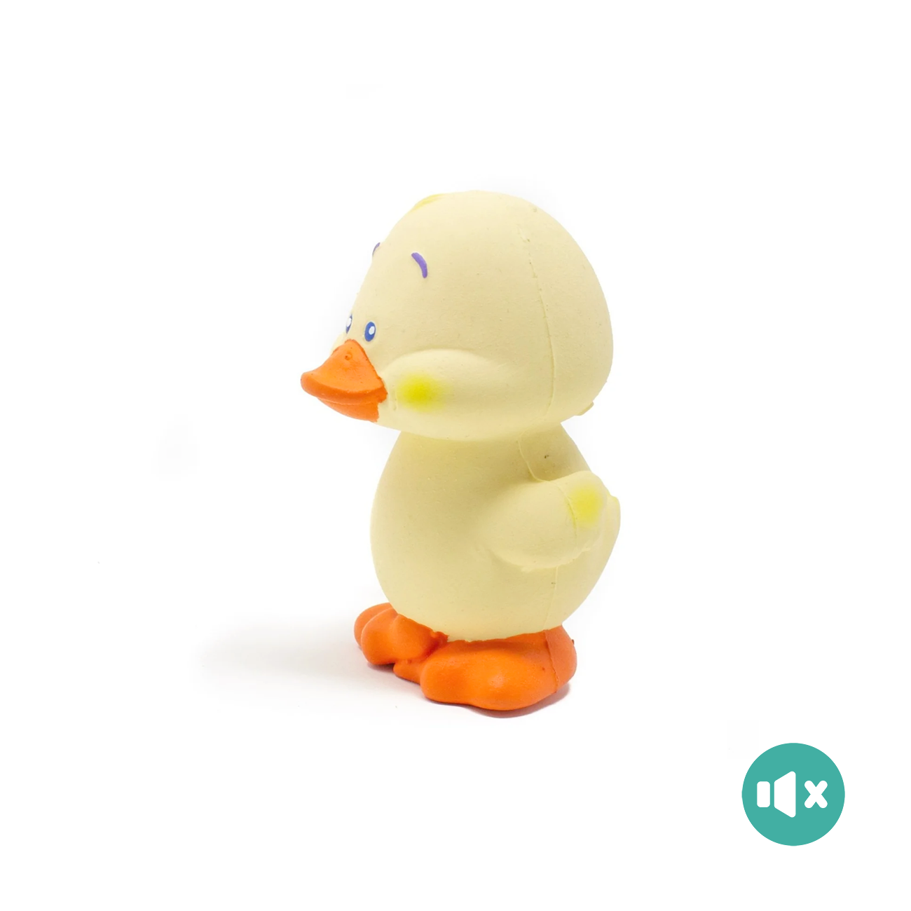 《 Lanco 》天然無毒橡膠玩具｜不會啾系列【小鴨多比】
