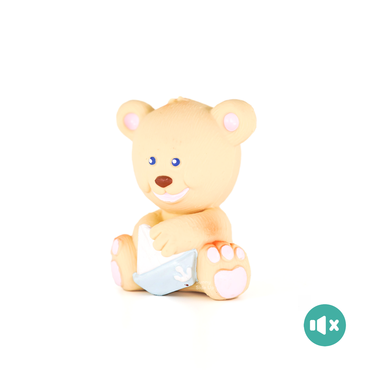 《 Lanco 》天然無毒橡膠玩具｜不會啾系列【捉船熊】