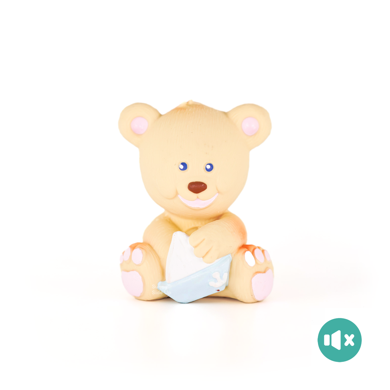 《 Lanco 》天然無毒橡膠玩具｜不會啾系列【捉船熊】