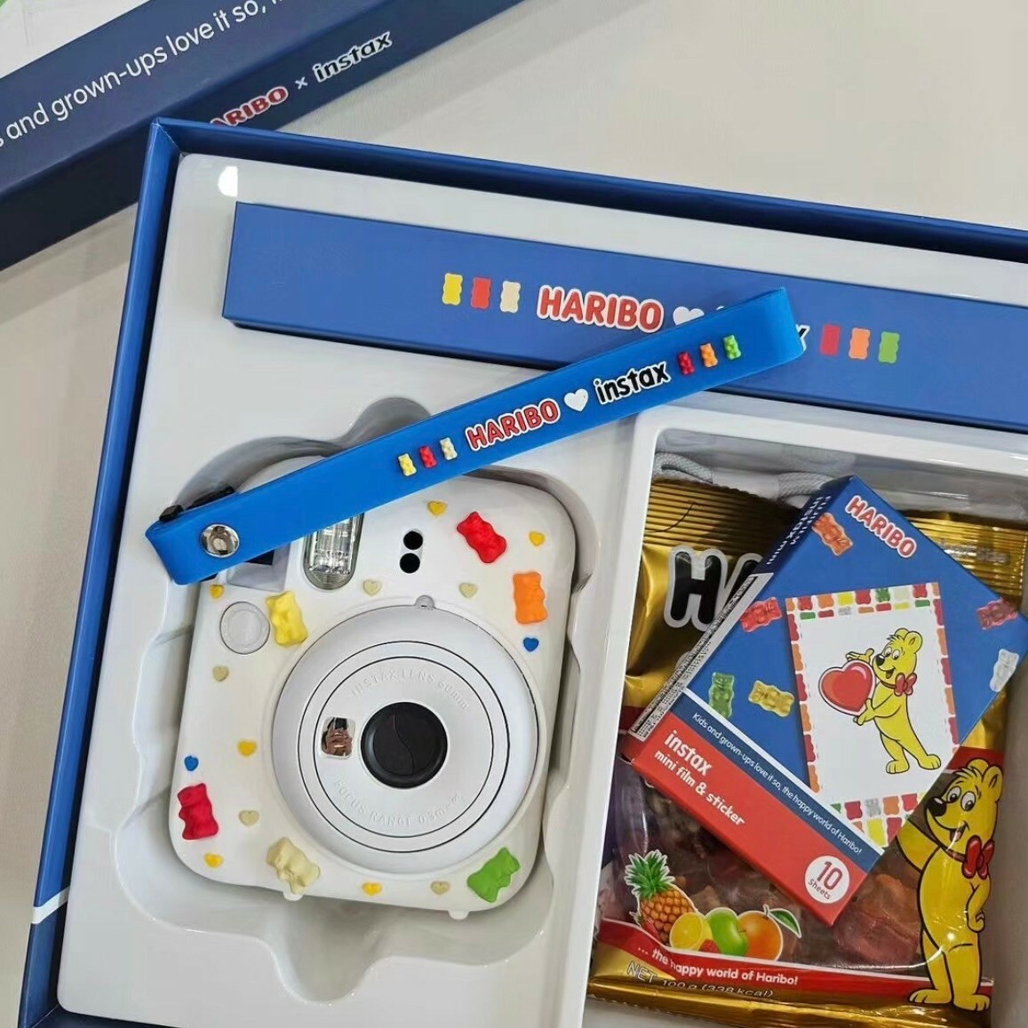 <韓國限定> HARIBO x FUJIFILM INSTAX MINI 12 小熊軟糖聯名 拍立得禮盒 底片 富士 相機