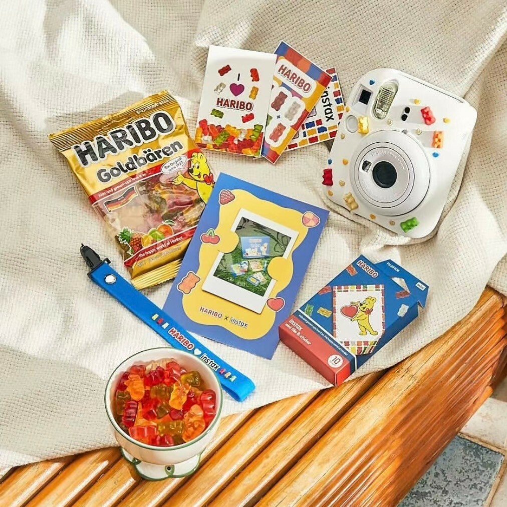 <韓國限定> HARIBO x FUJIFILM INSTAX MINI 12 小熊軟糖聯名 拍立得禮盒 底片 富士 相機