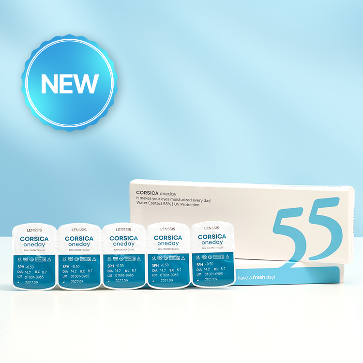[日拋透明][防UV] LENSSIS 1 Day CORSICA 日拋彩妝隱形眼鏡｜每盒10片