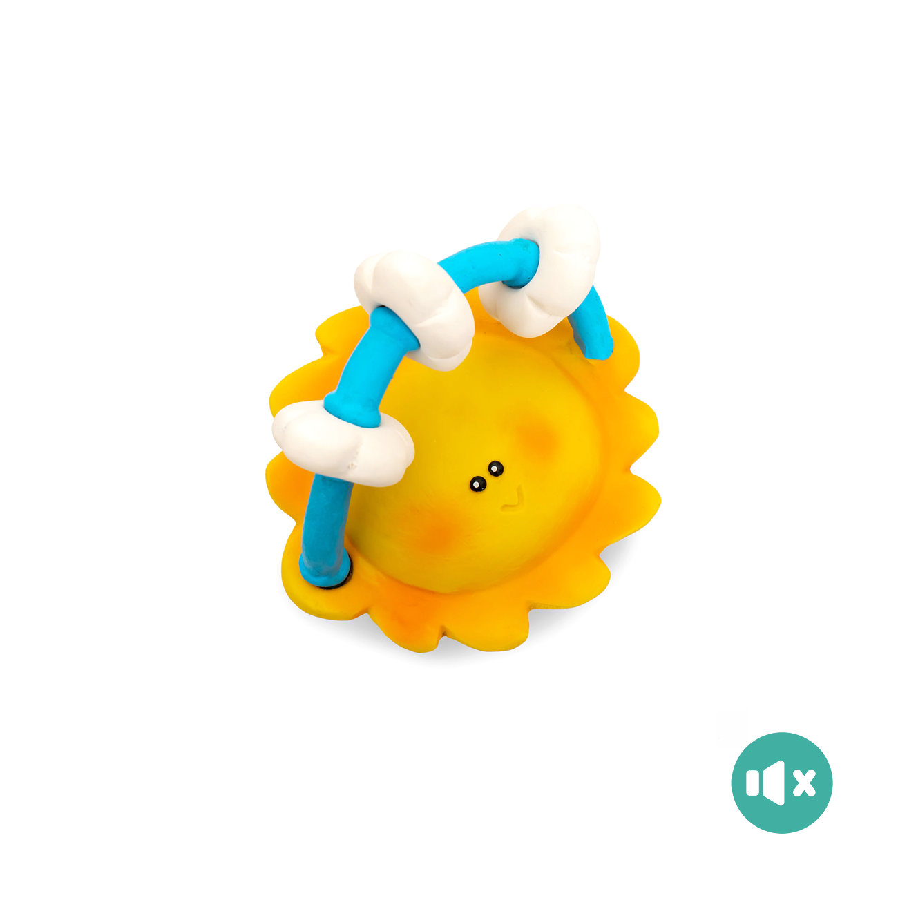 《 Lanco 》天然無毒橡膠玩具｜不會啾系列【太陽】