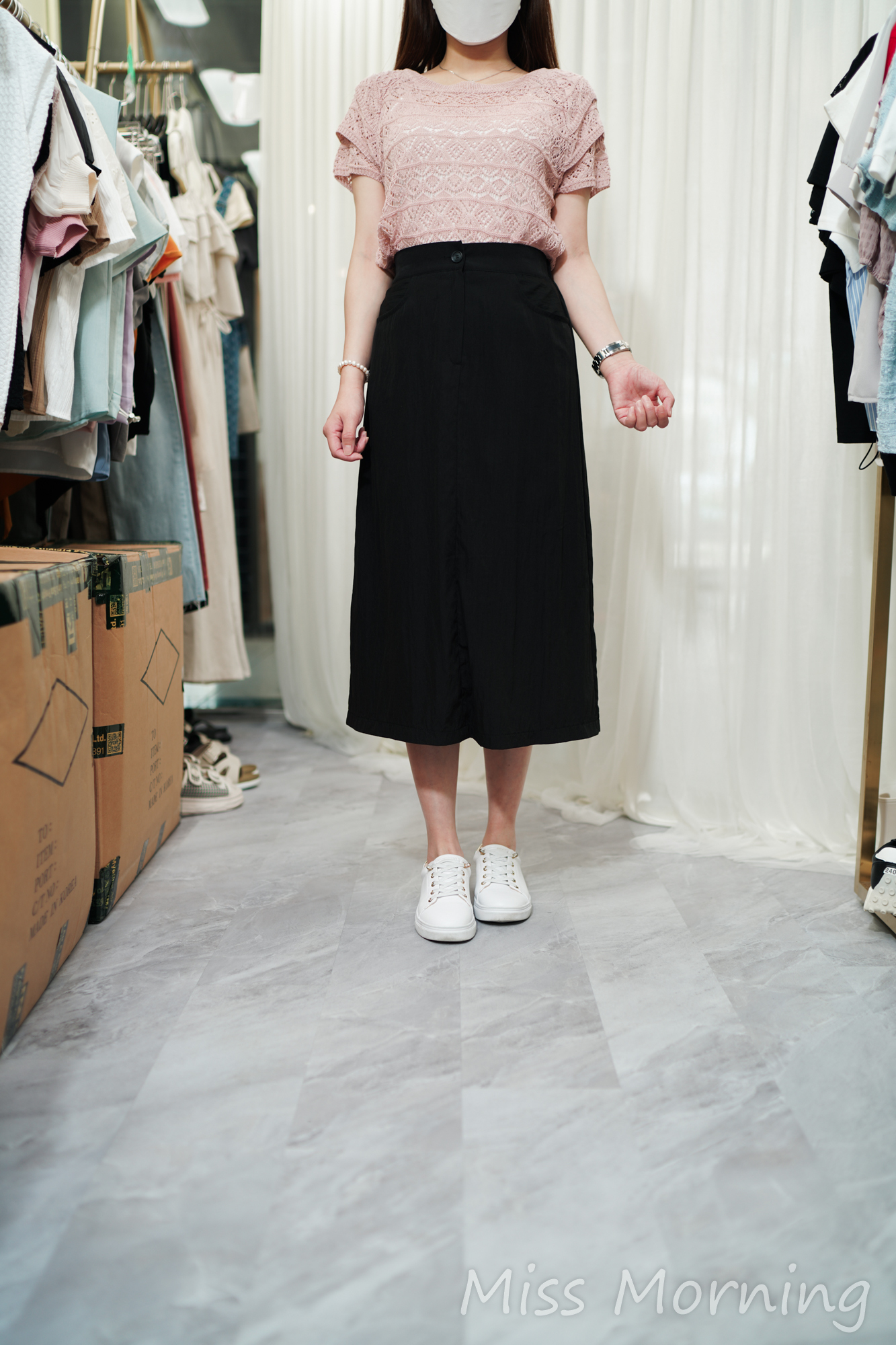 全勾花上衣(13992)&涼快風衣裙(33764)