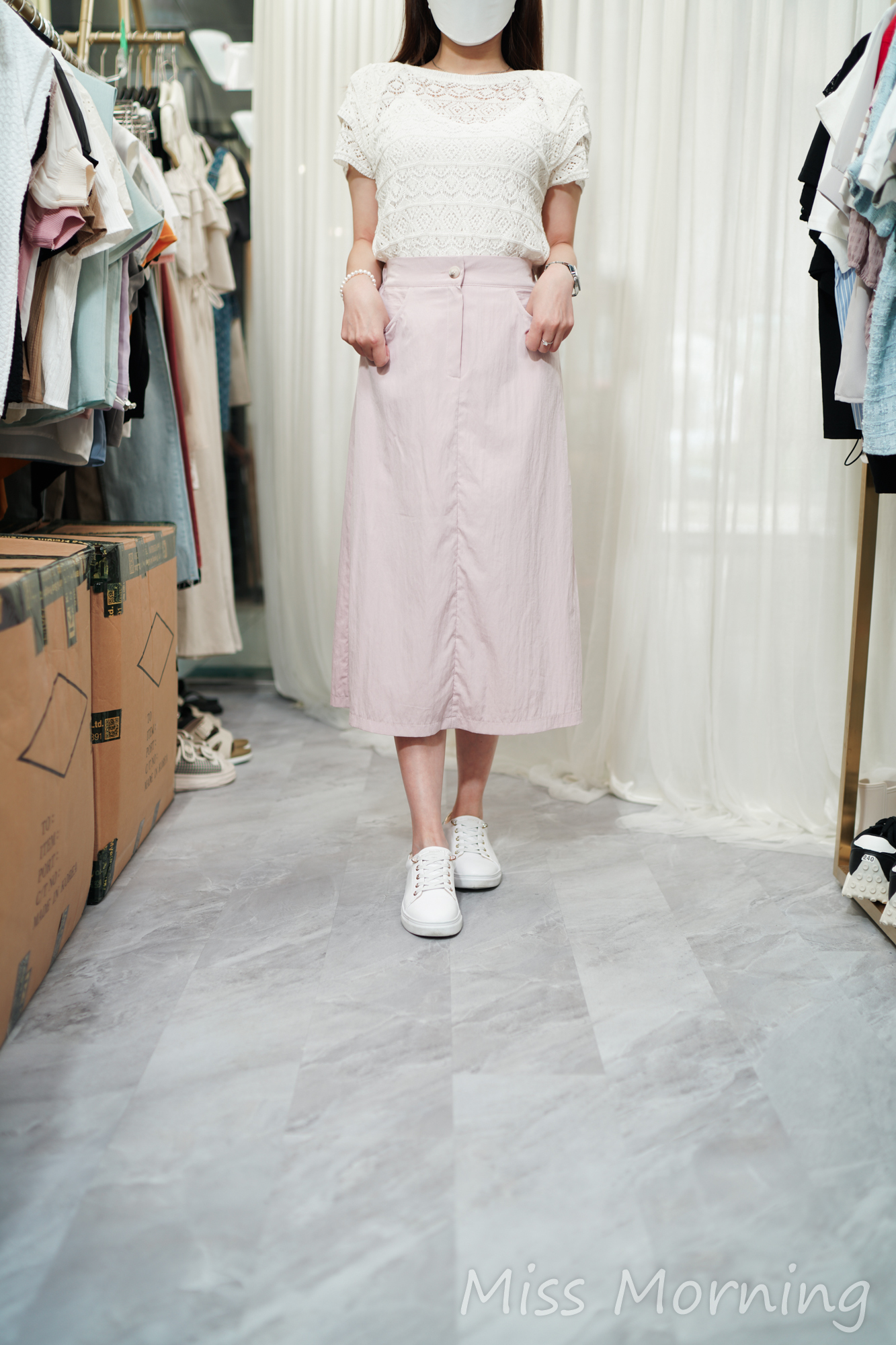 全勾花上衣(13992)&涼快風衣裙(33764)