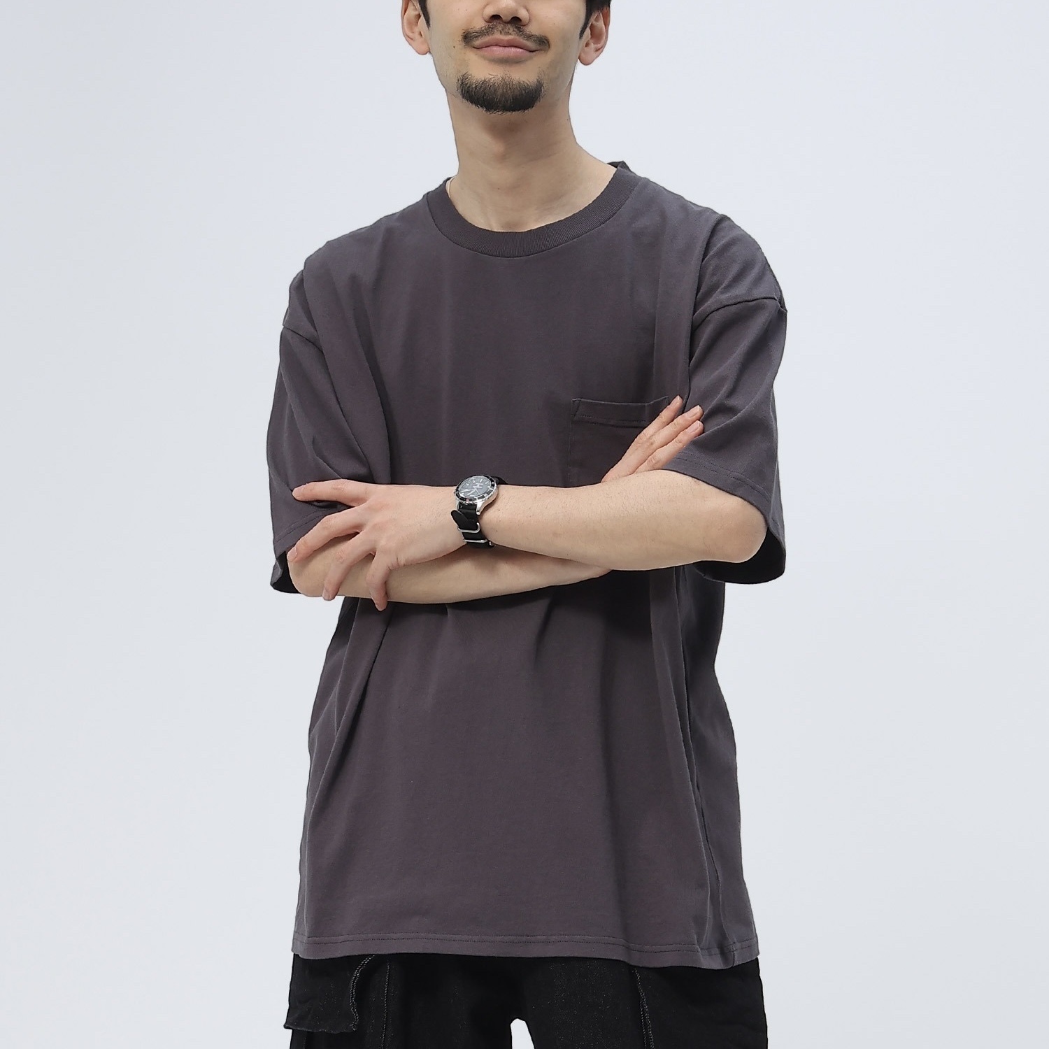 Goodwear Japan Heavyweight USA Cotton Pocket Big Tee