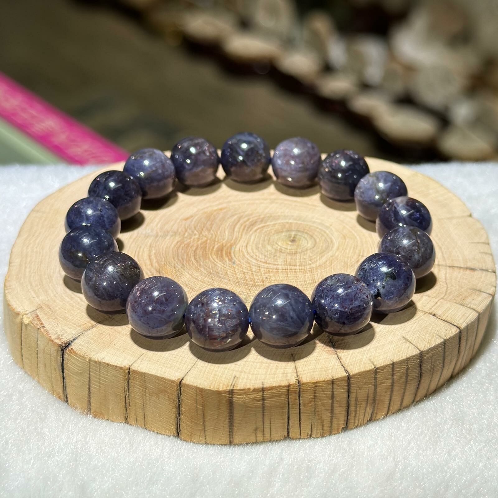 血滴✨堇青石手串 12 mm +/-