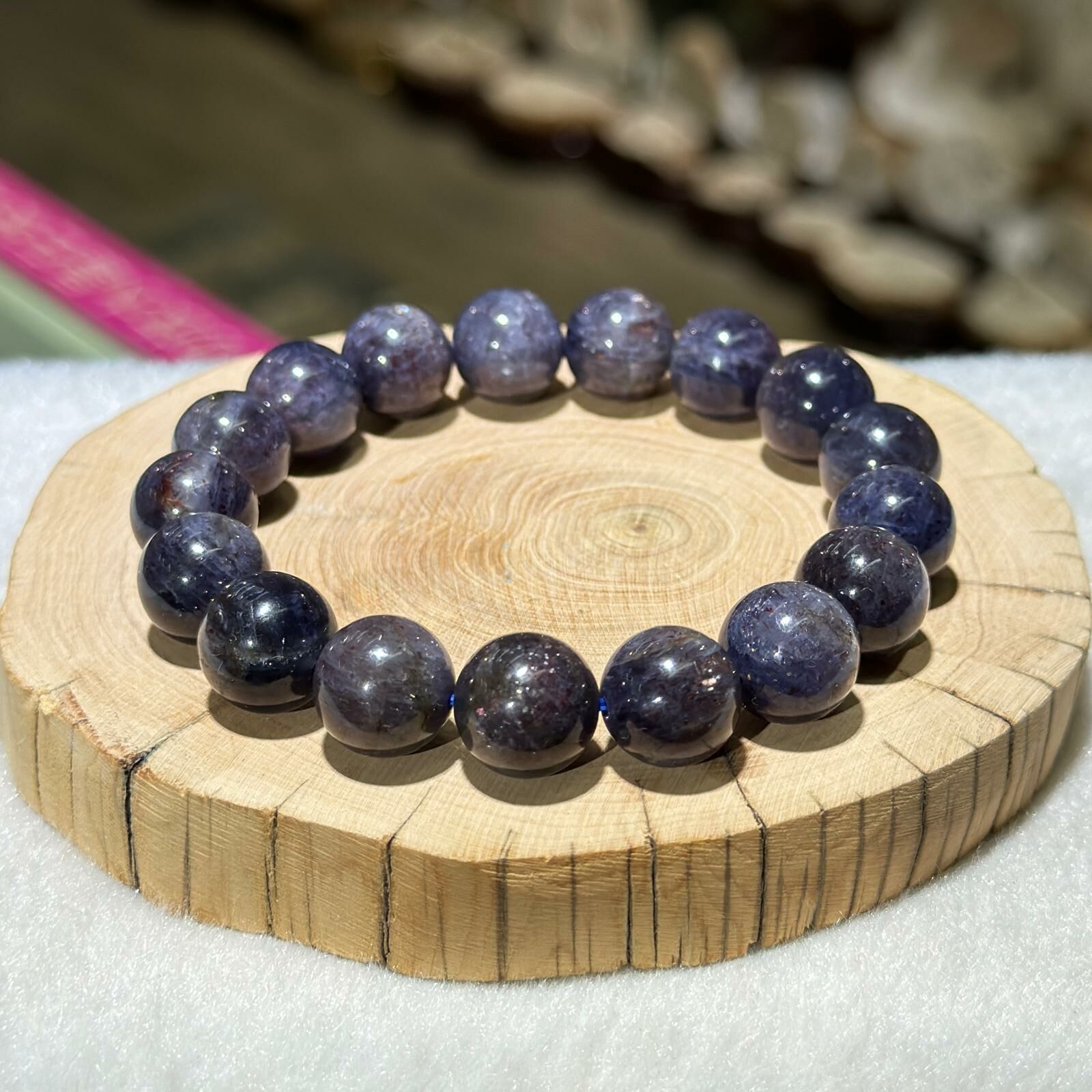 血滴✨堇青石手串 12 mm +/-