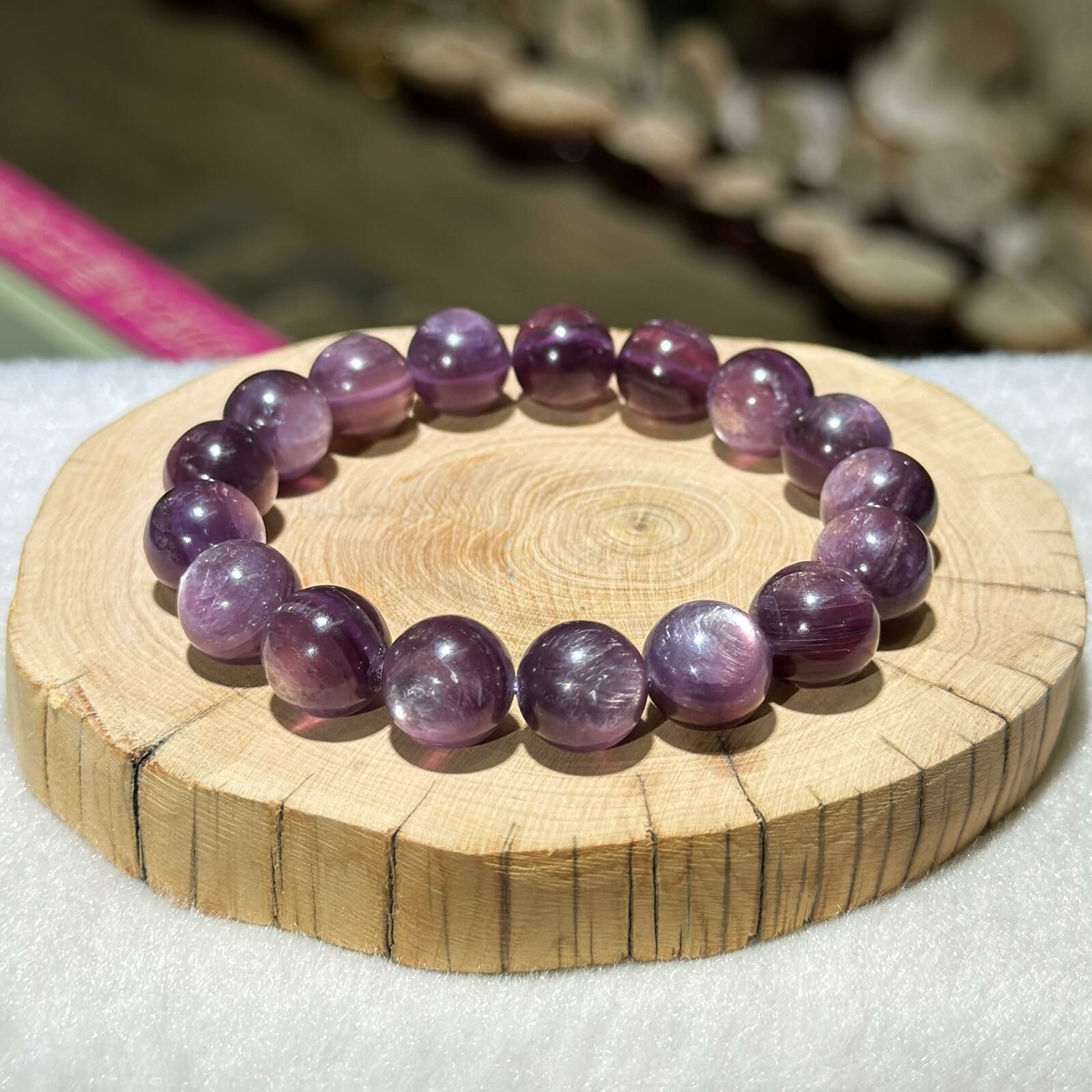 紫鋰雲母手串 11.5 mm +/-