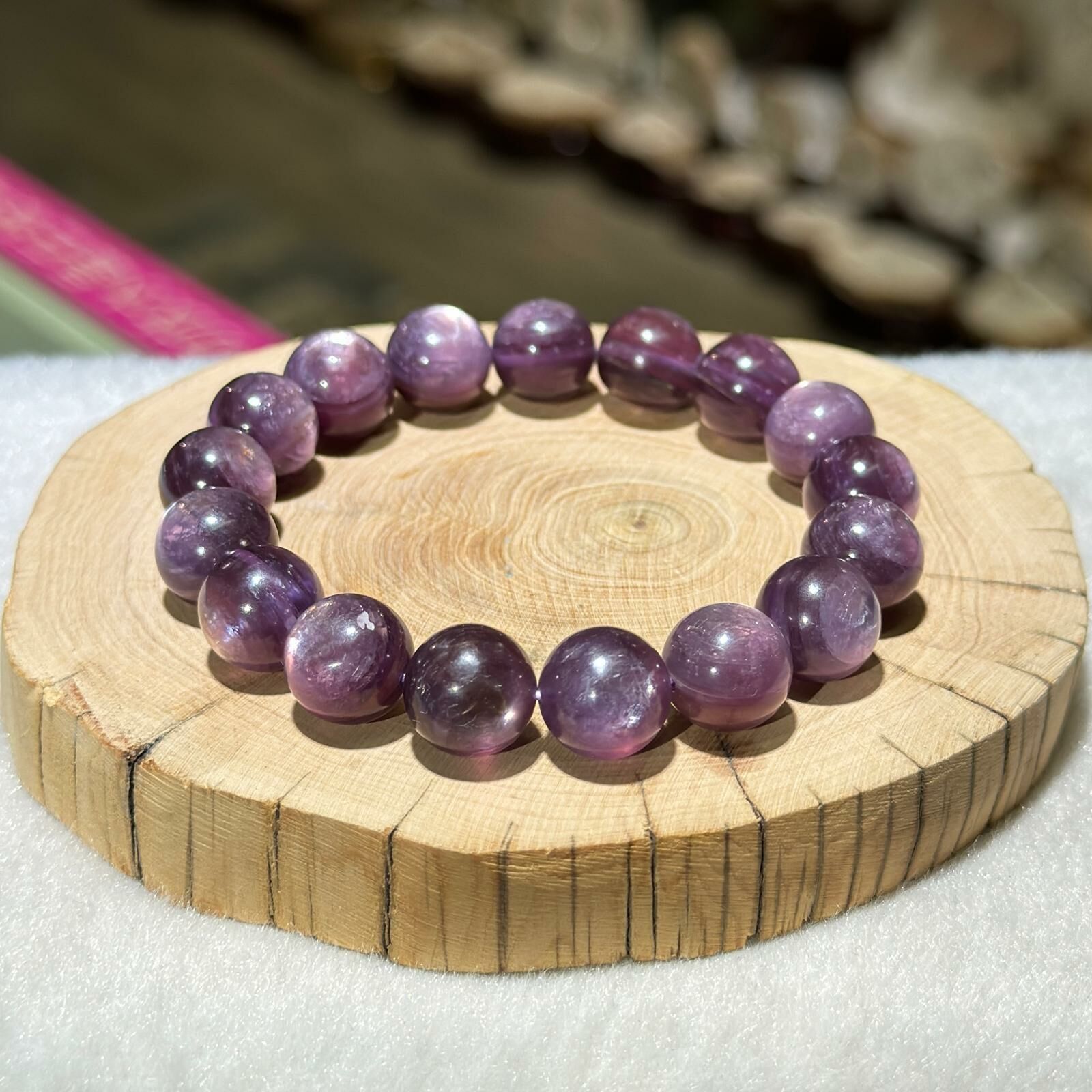 紫鋰雲母手串 11.5 mm +/-