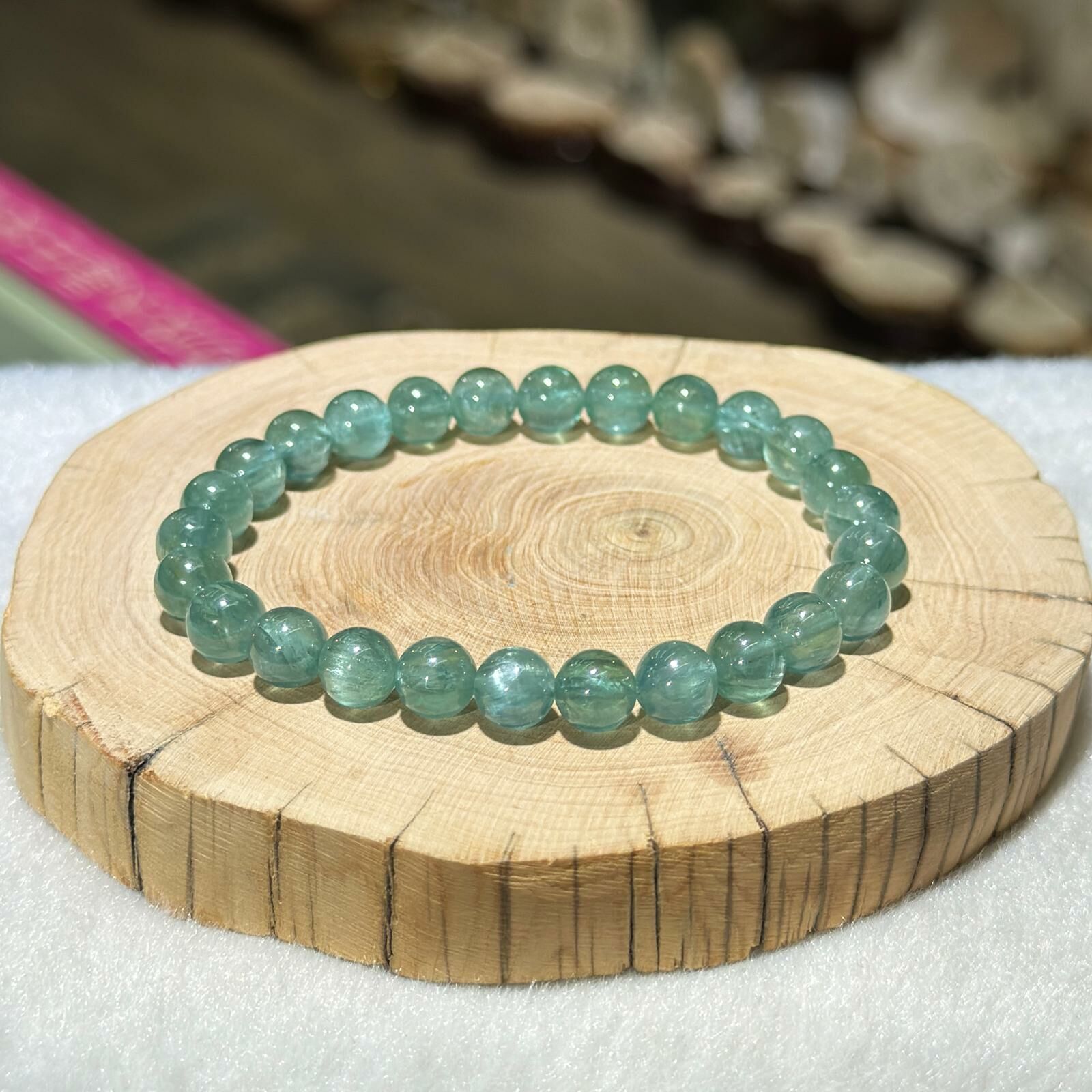 高品✨藍綠晶手串 7 mm +/-