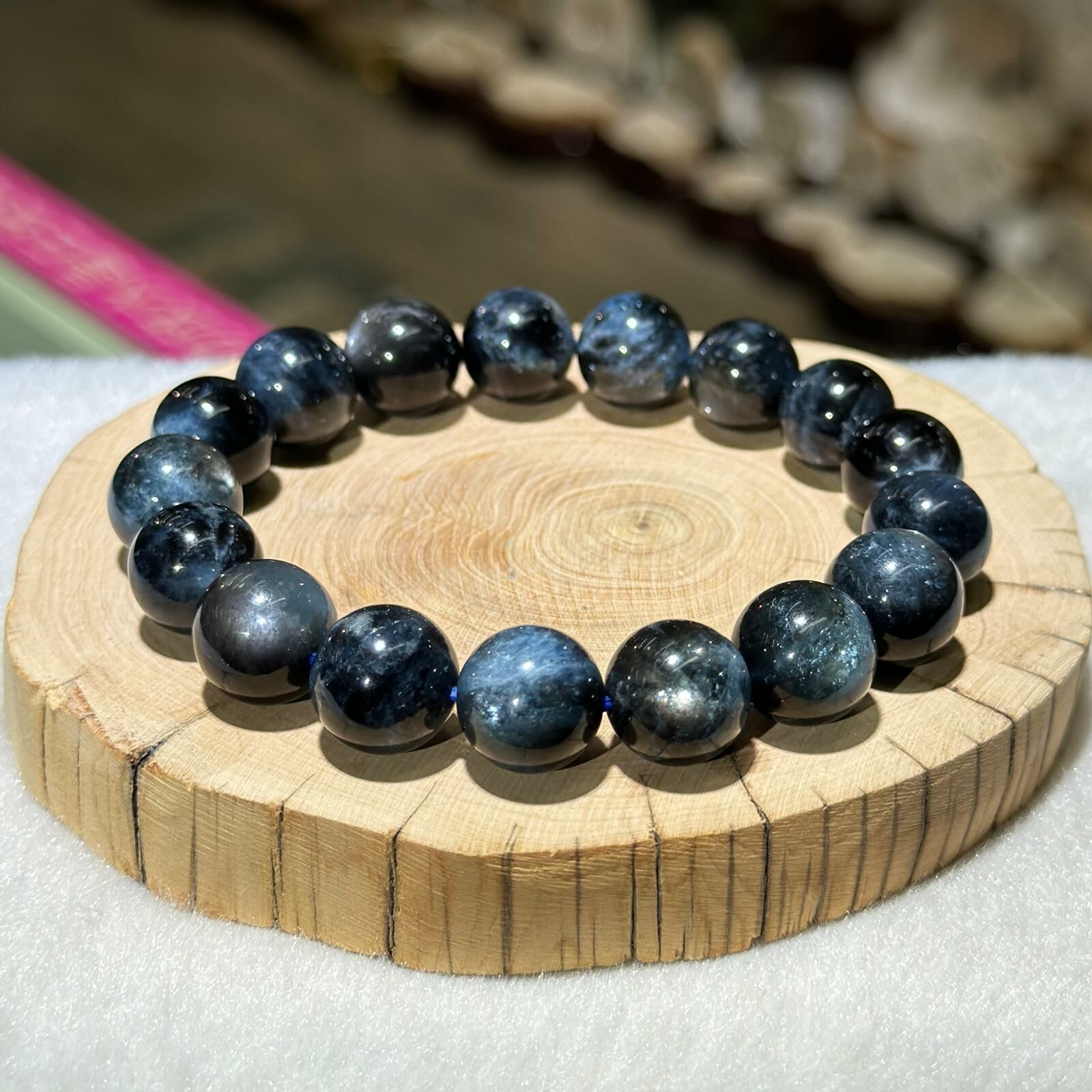 魔鬼海藍寶手串 12.5 mm +/-