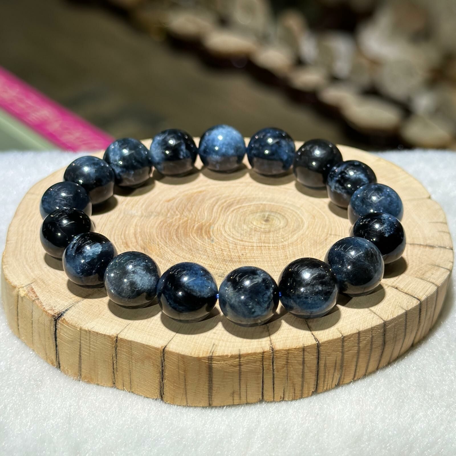 魔鬼海藍寶手串 12.5 mm +/-